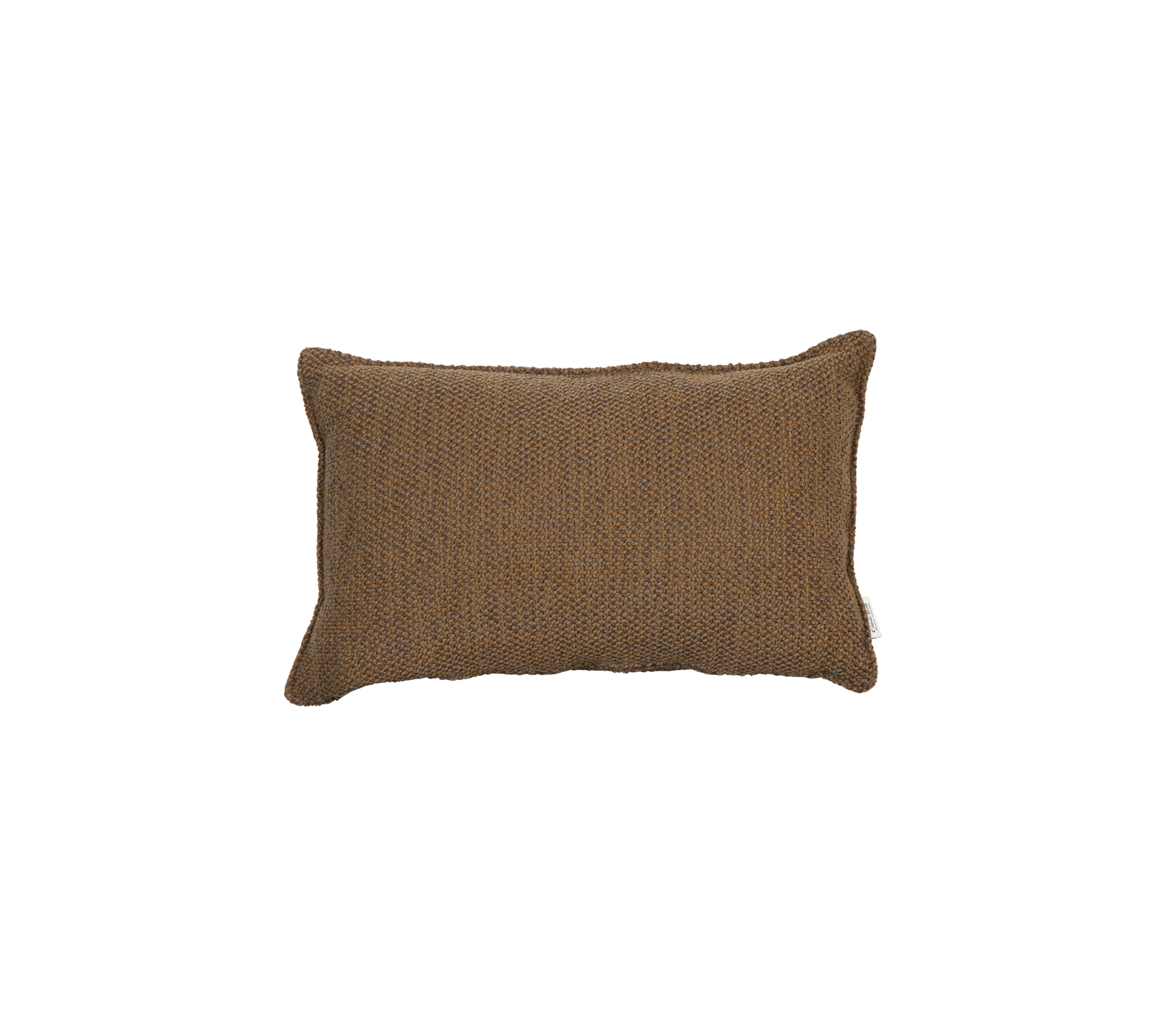 Rectangular textured pillow in a warm brown color, designed for comfort and style. Ideal for home decor or as a cozy accent.