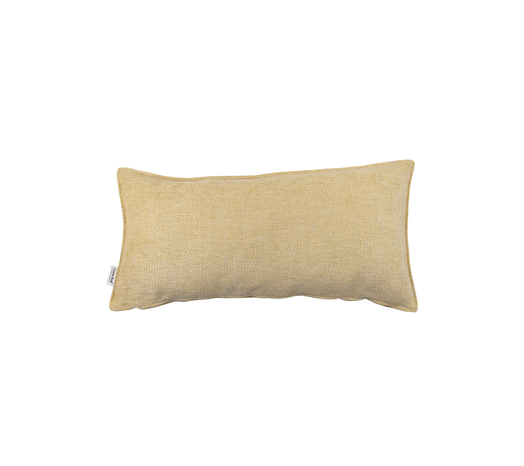 Rectangular decorative pillow in a soft beige fabric, providing a cozy accent for various decor styles.