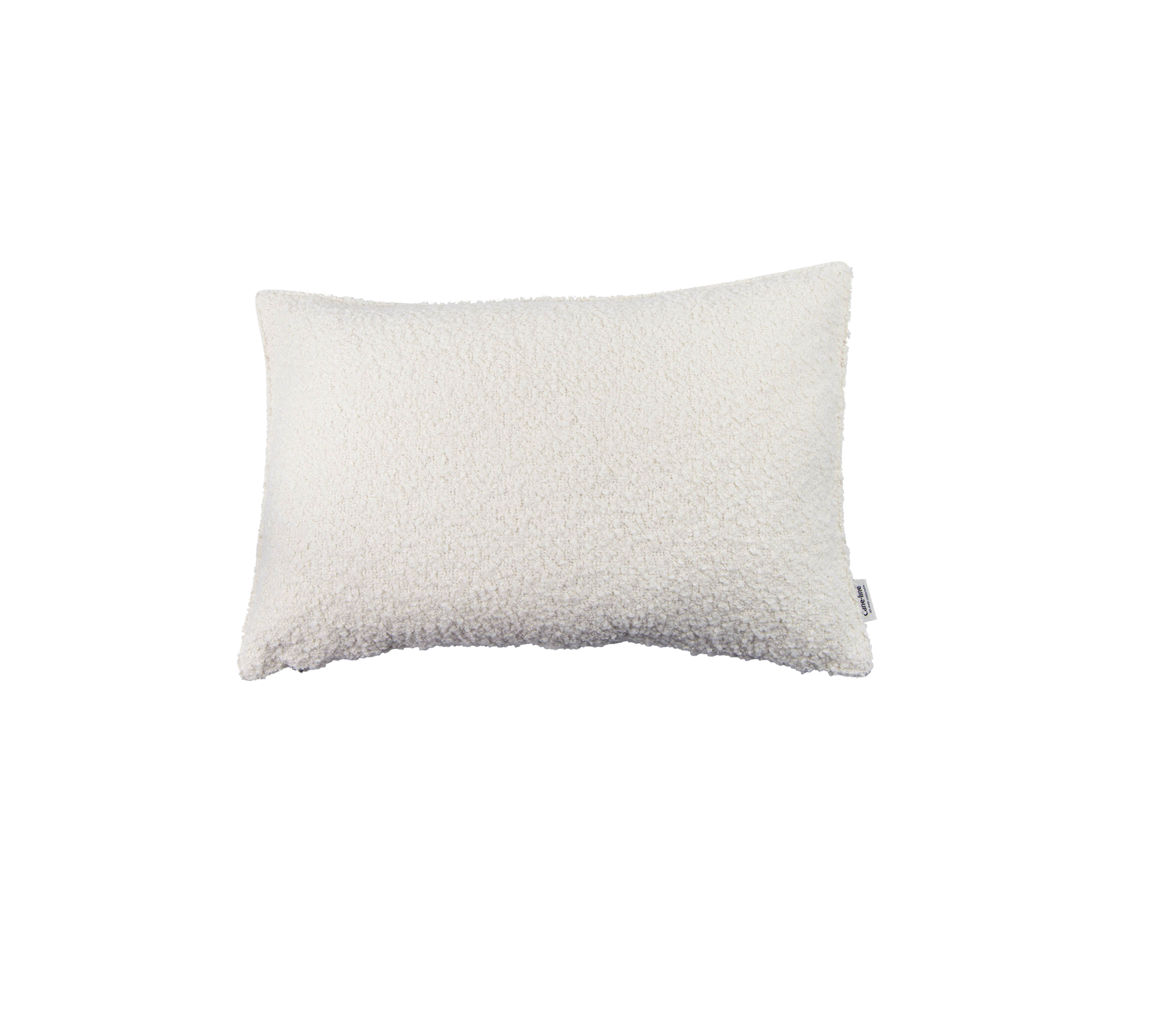 Soft, fluffy white pillow with a textured surface, ideal for added comfort and decor. Perfect for relaxation or enhancing style.