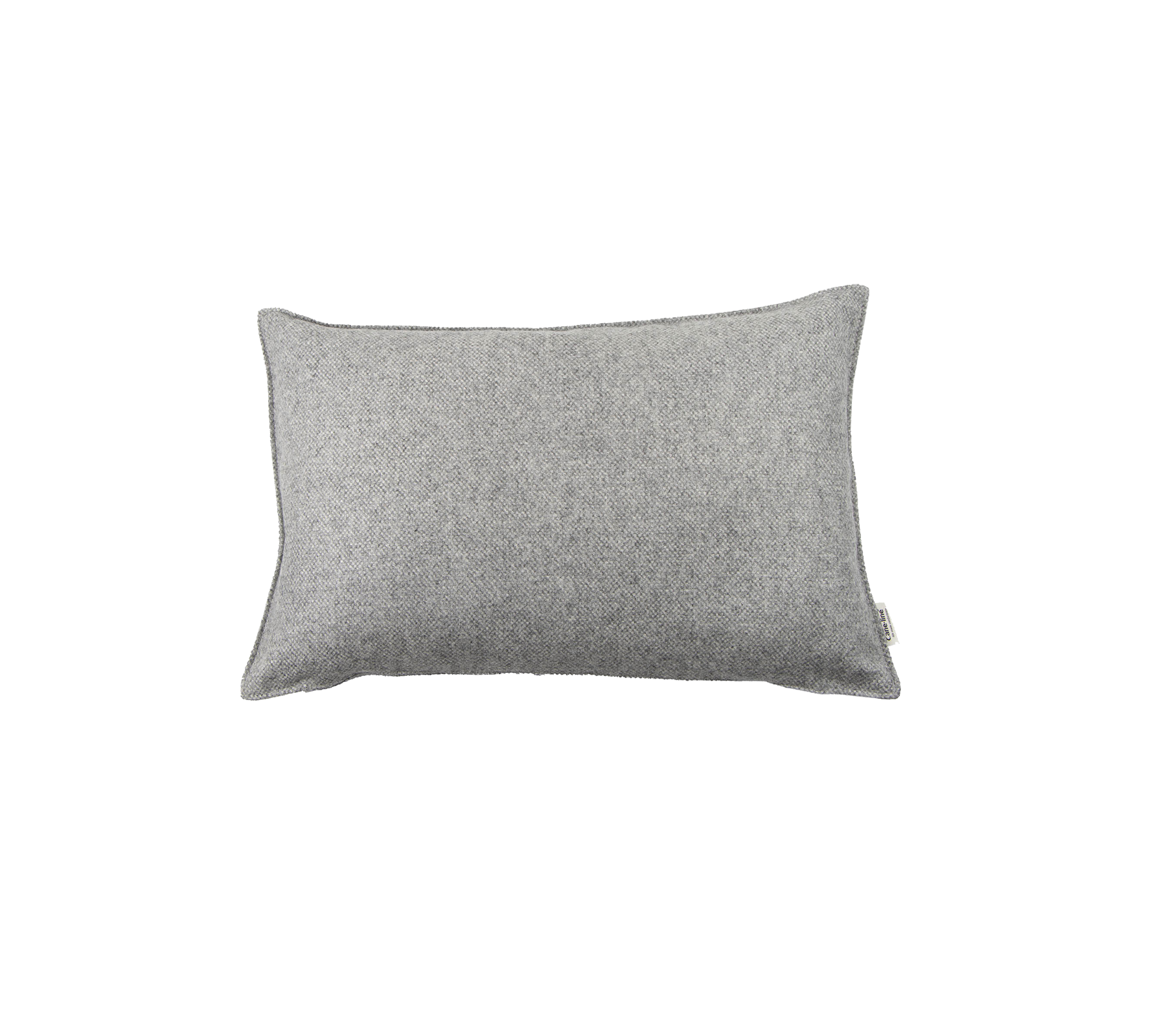 Gray rectangular cushion with a simple, textured fabric design, perfect for adding comfort and style to any setting.
